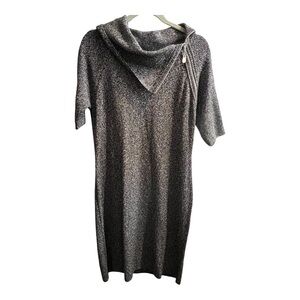 Calvin Klein shimmering short sleeve sweater dress! Size Large! NWOT